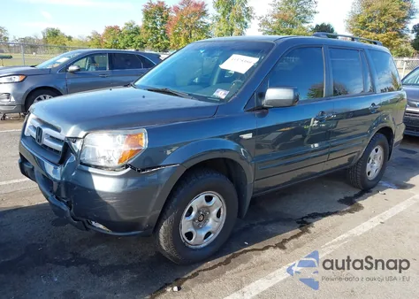 2006 Honda Pilot Ex-L from USA, damaged, VIN 5FNYF18526B021420